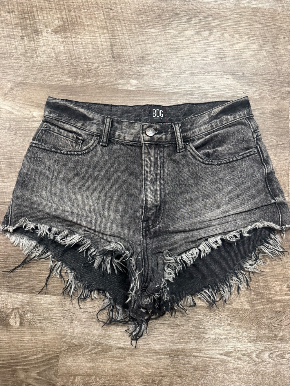 BDG Urban Outfitters High Rise Cheeky Jean Shorts